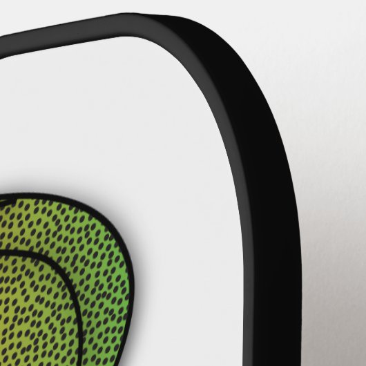 Raquette De Pickleball Funky Vibes Doberman Pickleball Paddle – Retro Coo (Détail gauche)