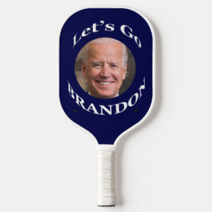 Raquette De Pickleball Funny Biden Allons voir Brandon