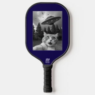 Raquette De Pickleball Funny Chat UFO Selfie