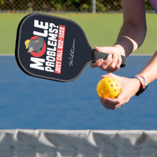 Raquette De Pickleball Funny Chimie Enseignant Lab Tech Personnalisé