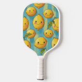 Raquette De Pickleball Funny Lemon Faces (Verso)