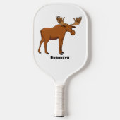 Raquette De Pickleball Funny moose (Verso)