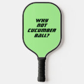 Raquette De Pickleball Funny Pickleball Paddle in Green (Verso)
