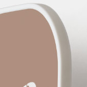 Raquette De Pickleball Funny Retraité pas fatigué Année Initiales Khaki B (Détail gauche)