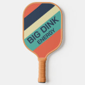 Raquette De Pickleball Funny Retro Pickleball Paddle - Big Dink Energy (Verso)
