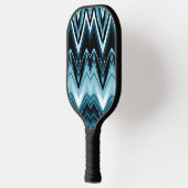 Raquette De Pickleball Futuristic Blues Abstract Design (Gauche)