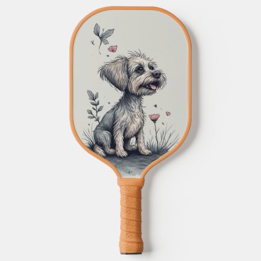 Raquette De Pickleball Garden Dog Pickleball Paddle (Recto)