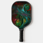 Raquette De Pickleball Genèse Art Abstrait (Verso)