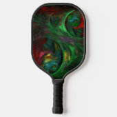 Raquette De Pickleball Genesis Green Art Abstrait (Verso)