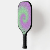 Raquette De Pickleball Geometric Purple and Green (Gauche)