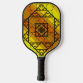 Raquette De Pickleball Géométrie fractale (Verso)