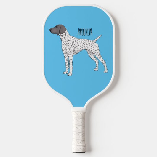 Raquette De Pickleball German Shorthred Pointer dog (Recto)