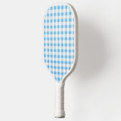 Raquette De Pickleball Gingham Bleu Bébé (Gauche)
