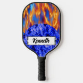 Raquette De Pickleball Glaciem et Ignis par Kenneth Yoncich (Recto)