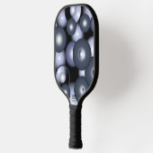 Raquette De Pickleball Global Concentric Circle Orbital Art Abstrait (Gauche)