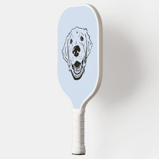 Raquette De Pickleball Golden Retriever Labrador Chien Pickle Ball Paddle (Gauche)