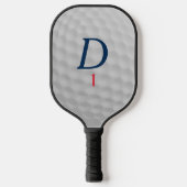 Raquette De Pickleball Golf Ball Dimples Monogramme Pickleball Paddle (Recto)