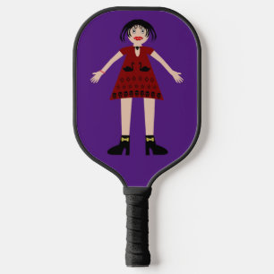 Raquette De Pickleball Gothique Halloween Vampire Lady