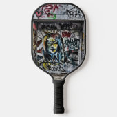 Raquette De Pickleball Graffiti Cool Moderne Urbain Art de rue (Recto)