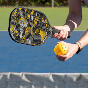 Raquette De Pickleball Graffiti urbain Motif de rue