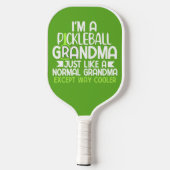 Raquette De Pickleball Grand-mère fierté, fête des mères présent (Verso)