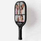 Raquette De Pickleball Grand-mère Script Black 3 Photo (Gauche)