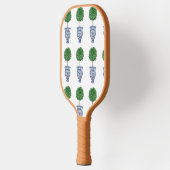 Raquette De Pickleball Grand-millénaire preppy bleu topiaire (Gauche)
