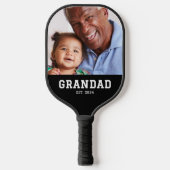 Raquette De Pickleball Grandad Established Fun Bold Photo (Recto)