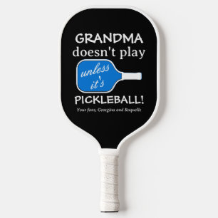 Raquette De Pickleball Grandma Funny Pickleball Humour jolie Typographie