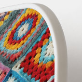 Raquette De Pickleball Granny Carré Crocheted Quilt (Détail gauche)