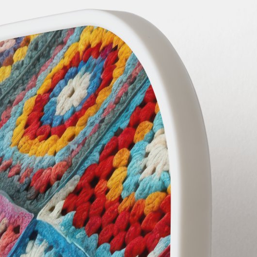 Raquette De Pickleball Granny Carré Crocheted Quilt (Détail gauche)