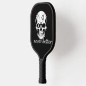 Raquette De Pickleball Graphique de crâne jamais meilleur (Gauche)