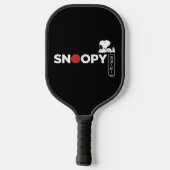 Raquette De Pickleball Graphique de typographie japonaise Snoopy (Verso)