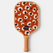 Raquette De Pickleball Gras Léopard Monogramme Pickleball Paddle (Verso)