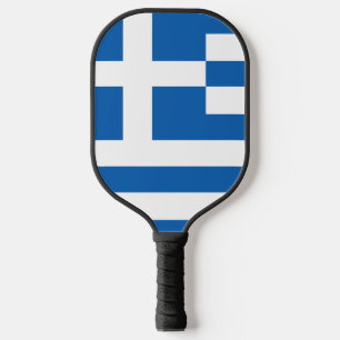 Raquette De Pickleball Greek flag