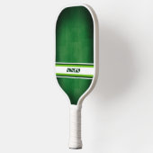Raquette De Pickleball Green and White Personalized Pickleball Paddle (Gauche)