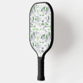 Raquette De Pickleball Green Golf Icons Motif (Gauche)