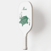 Raquette De Pickleball Green Sea Turtle Nom personnel (Gauche)