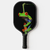 Raquette De Pickleball Grenouille à feuilles rouges (Verso)