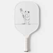 Raquette De Pickleball Grenouille avec fourchette (Verso)