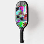 Raquette de Pickleball – Grille Abstraite (Gauche)
