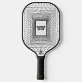 Raquette De Pickleball grille cible Pickleball noir et blanc Paddle (Verso)