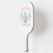 Raquette De Pickleball Grille rose et blanche | Cabane (Gauche)