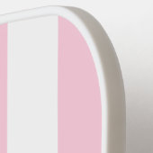 Raquette De Pickleball Grille rose et blanche | Cabane (Détail gauche)