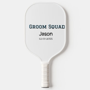 Raquette De Pickleball Groom Squad garçon d'honneur enterrement de vie de