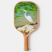 Raquette De Pickleball Grue Sur La Rivière Mismaloya 0335 (Recto)