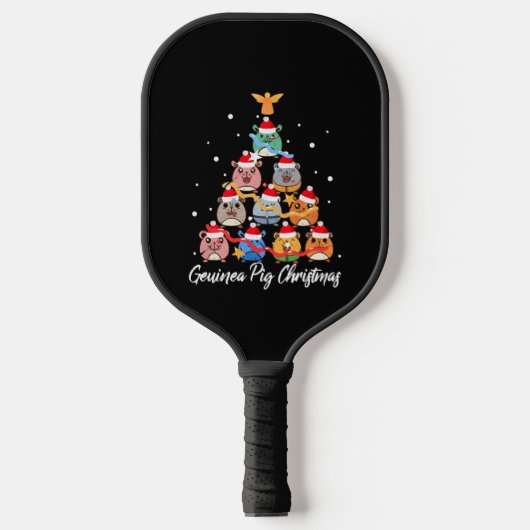 Raquette De Pickleball Guinea Pig Christmas (Recto)