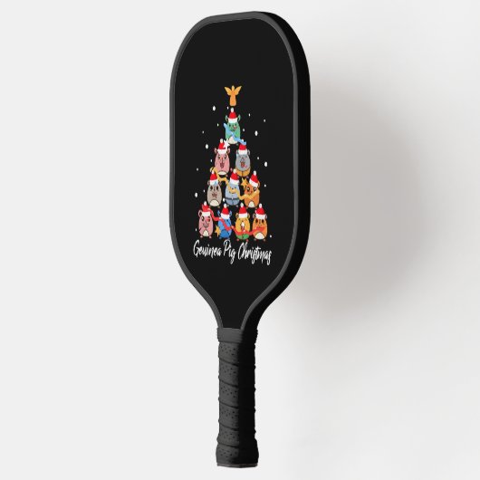 Raquette De Pickleball Guinea Pig Christmas (Gauche)