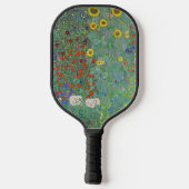 Raquette De Pickleball Gustav Klimt - Jardin de campagne avec tournesols (Verso)