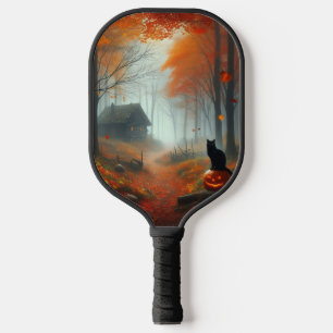 Raquette De Pickleball Halloween/Automne/Automne/citrouille/chat